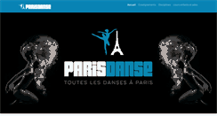 Desktop Screenshot of paris-danse.com
