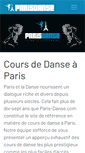 Mobile Screenshot of paris-danse.com